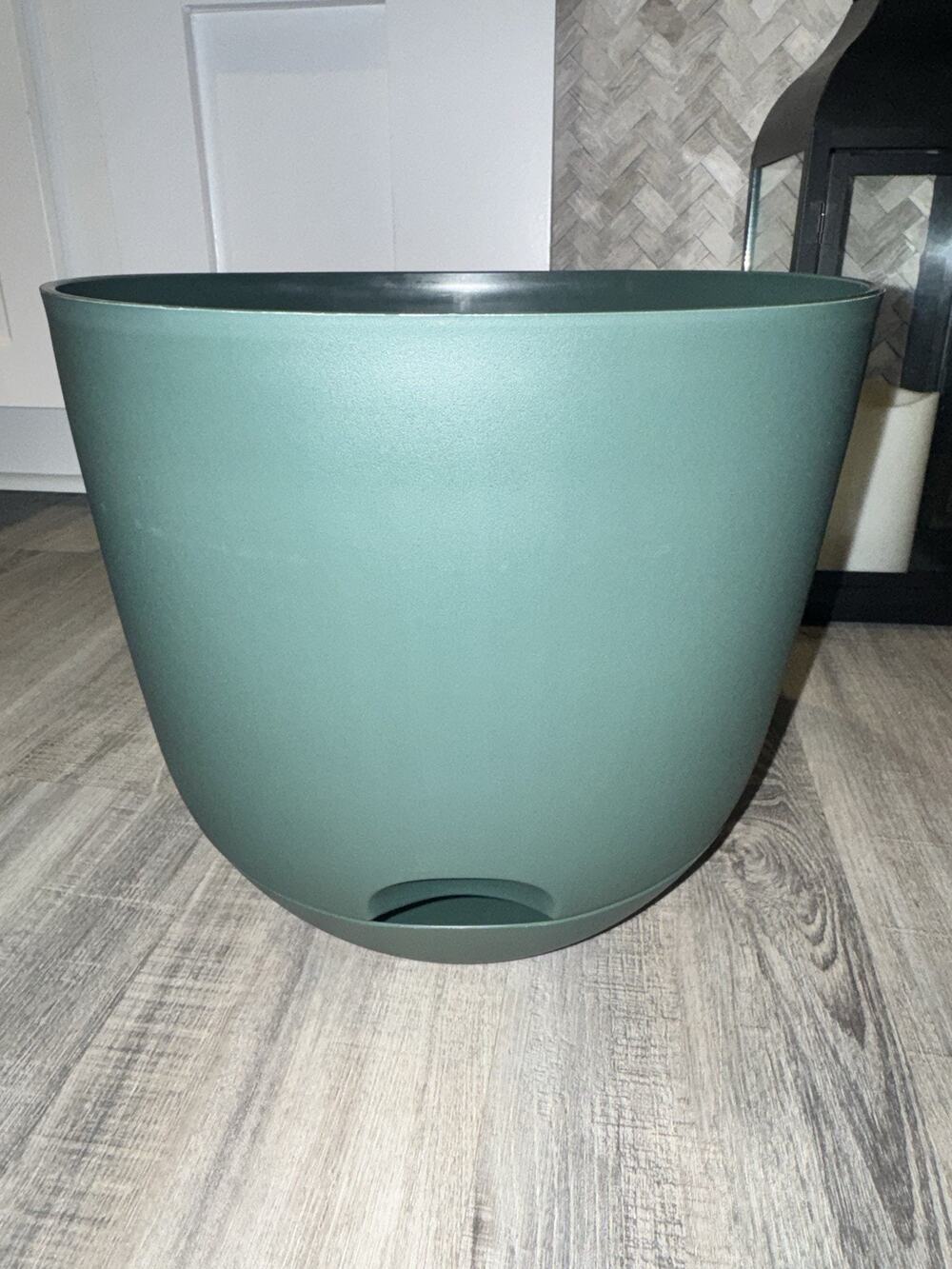 Room Essentials 12” Dark Green Self Watering Planter Indoor Outdoor Target